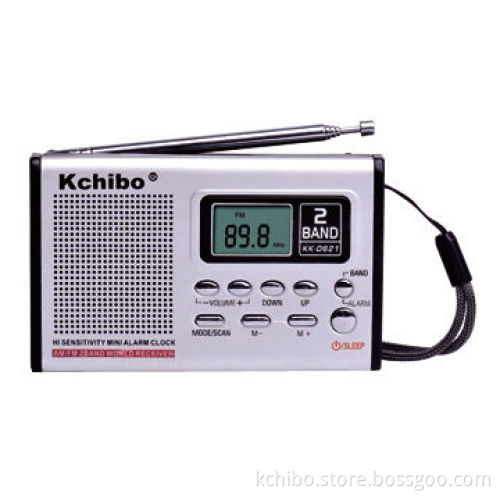 DSP 2-band radio with alarm and switch-off function